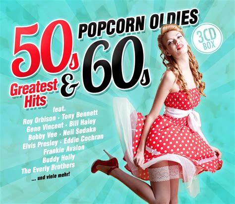 Купить Ибей | CD Popcorn Oldies 50s And 60s Greatest Hits From Various Artists 3CDs