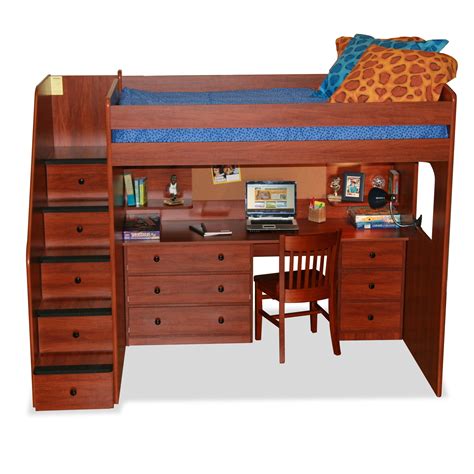 Berg Utica Loft Bed with Storage & Reviews | Wayfair