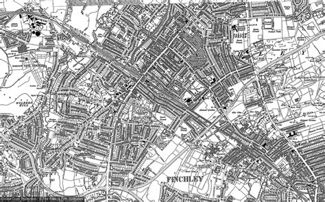 Old Maps of Finchley, Greater London - Francis Frith