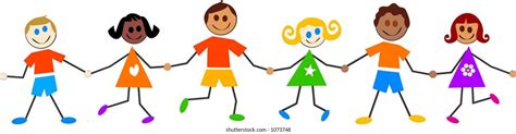 Kids Holding Hands Clipart Photos, Images and Pictures