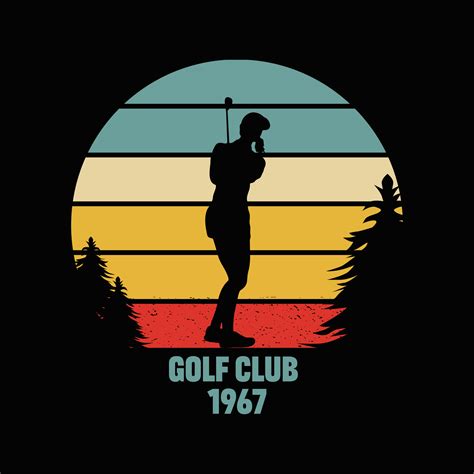 Golf retro vintage t-shirt design 20815340 Vector Art at Vecteezy