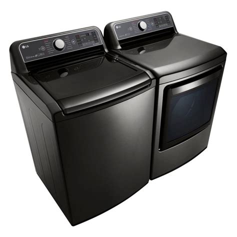 LG Washer & Dryer Set BLACK STAINLESS STEEL