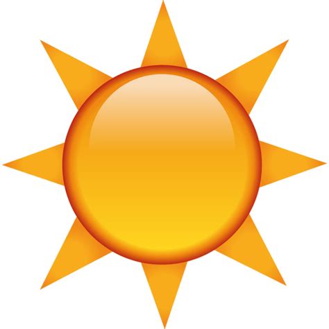 Download The Sun Emoji | Emoji Island