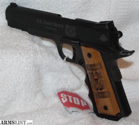 ARMSLIST - For Sale: New Rock Island Armory Custom Engraved Coast Guard M1911-A1 FS Enhanced GI ...