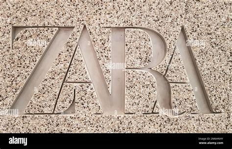 New logo for a fashion brand in a shopping center. Zara store. Spanish clothing and accessories ...