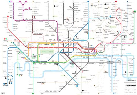 London Underground tube maps