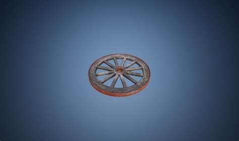 Cart Wheel A - Free 3D Model by chhatrashal