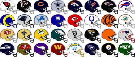 2023 NFL Team Helmets by Chenglor55 on DeviantArt