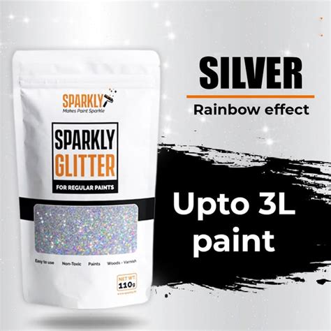 Silver Paint Glitter – PaintGlitter.com