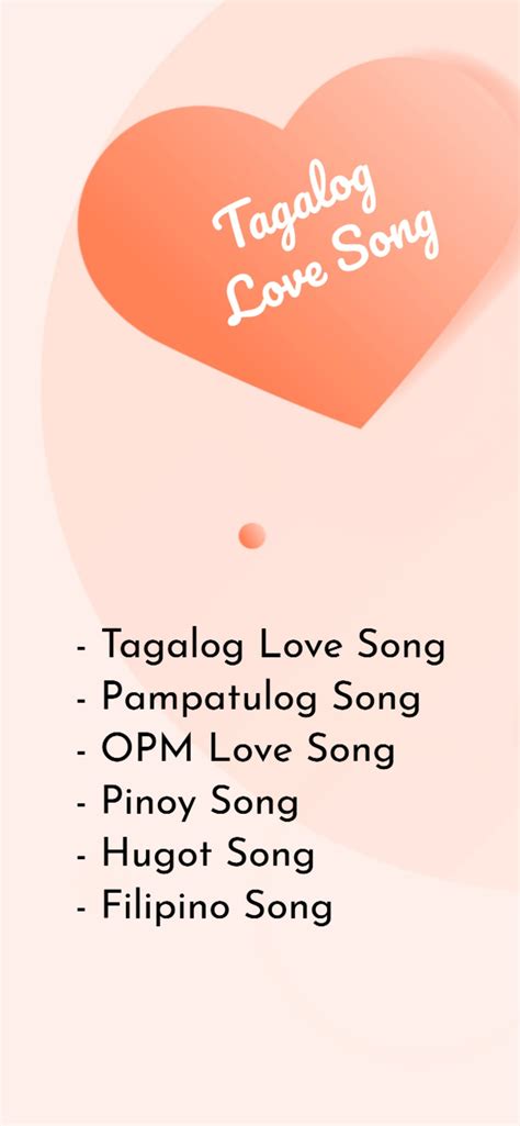 Tagalog Love Songs : OPM Songs for Android - Download