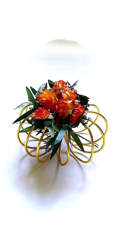 Mini Pumpkin Centerpiece with Flowers For Wedding Tables | Etsy