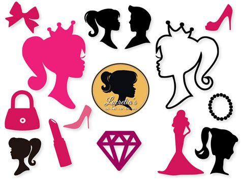 Barbie Barbie SVG Barbie silhouettes for Silhouette Cameo | Etsy