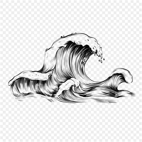 How To Draw Ocean Waves With Pencil