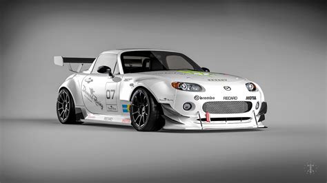 Mazda MX-5 Miata (NC) Widebody kit design. on Behance