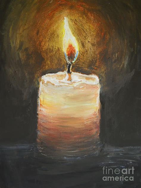 Candle Painting by Sheena Kohlmeyer - Fine Art America