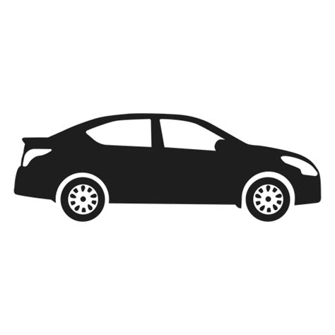 Sedan Car Side View Silhouette PNG & SVG Design For T-Shirts