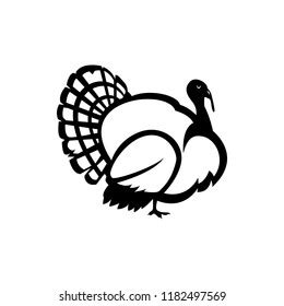 Vector Turkey Silhouette Stock Vector (Royalty Free) 1182497569 | Shutterstock