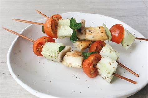 Greek Style Salad Skewers - My Capsule Kitchen