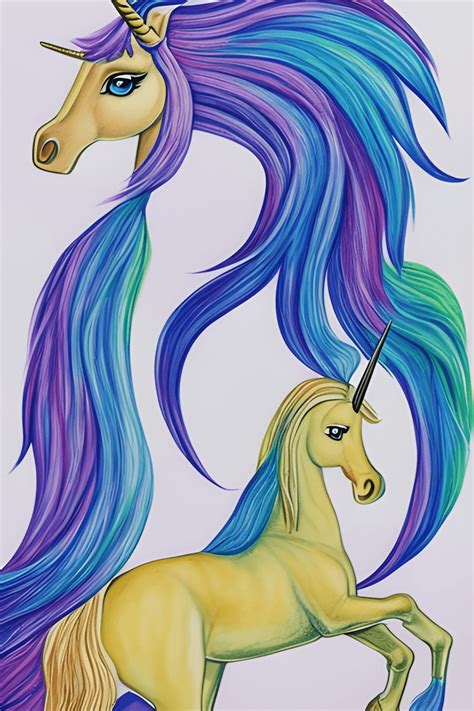 Mythical Unicorn Pegasus Graphic · Creative Fabrica