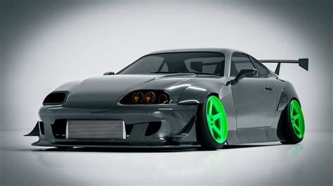 Toyota Supra MK4 Drift Tune - 3D Model by Naudaff3D