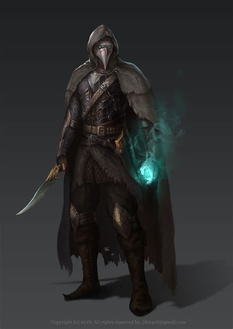 ArtStation - Assassin, Jang Tae-Hwan | Arcane trickster, Fantasy art, Dark fantasy art