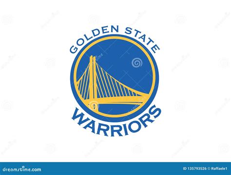 Golden State Warriors Logo editorial photo. Illustration of illustrator - 135793526