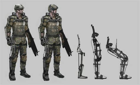 Early Call of Duty: Advanced Warfare Concept Art Tells The Story Of The Exo Suit - MP1st