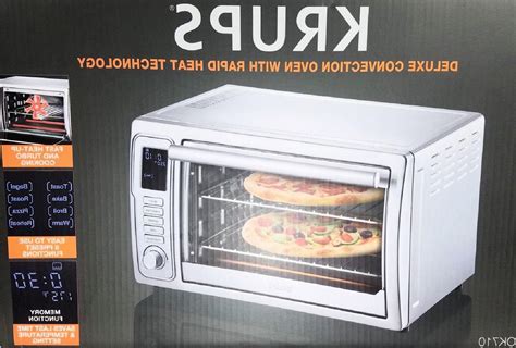 NEW Krups DeLuxe Convection Toaster Oven Stainless Steel