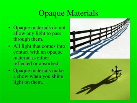 PPT - Ch. 20: Transparent, Translucent, and Opaque Materials PowerPoint Presentation - ID:5432454