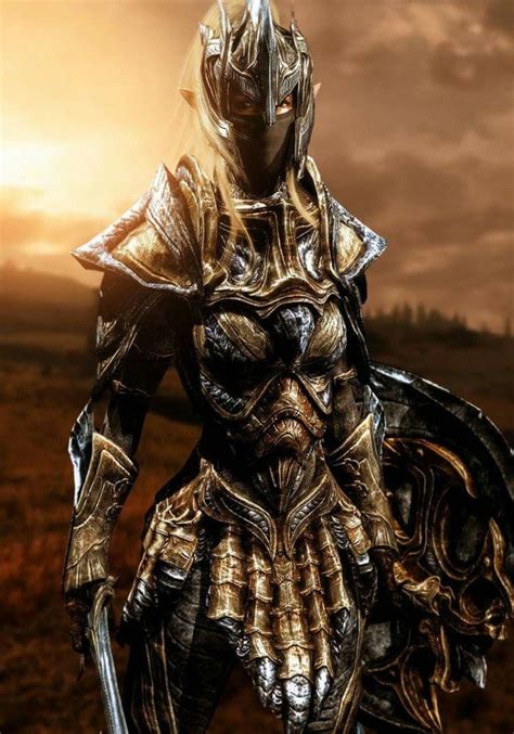 Glass armor | Warrior woman, Skyrim, Elder scrolls v skyrim