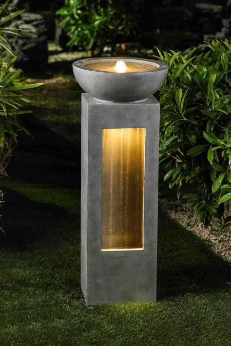 GARDEN FOUNTAIN WITH LED LIGHT | Walmart Canada | Fountains outdoor, Outdoor water features ...