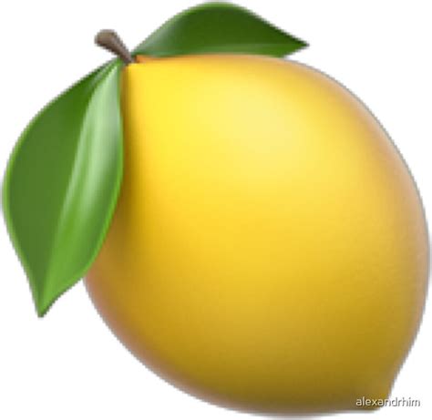 "Lemon Emoji" Stickers by alexandrhim | Redbubble