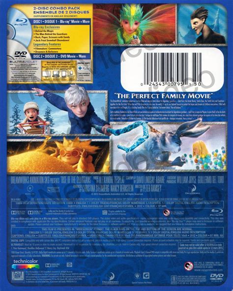 Rise Of The Guardians (Cloud White Cover) (Blu-ray / DVD / Digital HD) (Blu-ray) (Bilingual) on ...