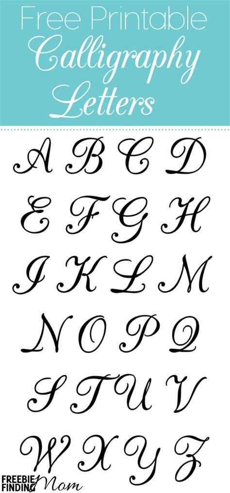 Free Printable Cursive Alphabet Letters | Design: Lettering - Free Printable Old English Letters ...