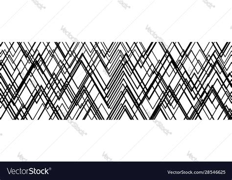 Random wavy zig-zag lines abstract art texture Vector Image