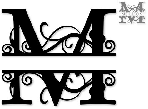 Image result for Free Split Monogram SVG | Cricut monogram font, Free monogram fonts, Cricut ...