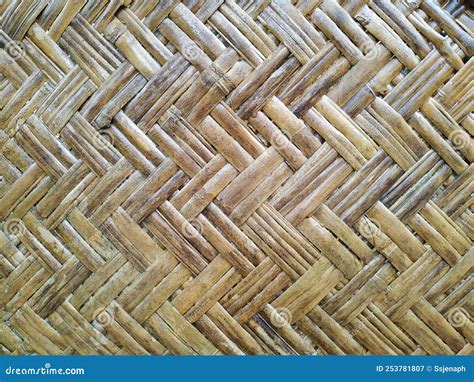 Anyaman Bambu or Bamboo Texture, Indonesian Traditional Handcraft Stock Image - Image of ...