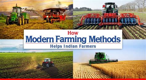 How Modern Farming Methods Helps Indian Farmers.