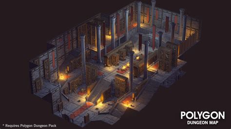 POLYGON - Dungeons Map - Synty Studios - Unity and Unreal 3D low poly ...