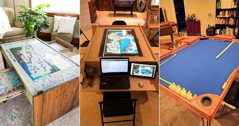 20 Free DIY Gaming Table Plans with PDF - Blitsy