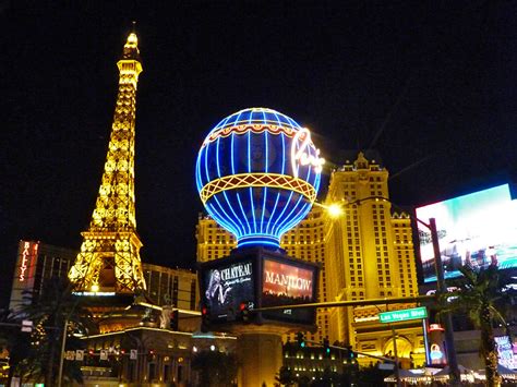 Eiffel Tower, at the front of the casino: Paris Las Vegas, Las Vegas ...