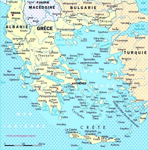 Map Of Modern Day Greece - Printable Map