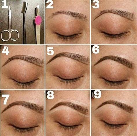 Brow Shaping Tutorials - Tips for The Perfect Eyebrow Shape - Awesome Makeup Tips for How To Get ...