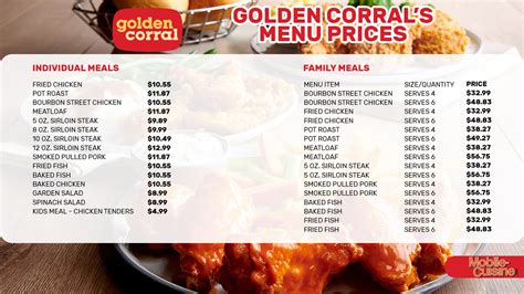 How Much Is A Senior Buffet At Golden Corral? - Greatsenioryears