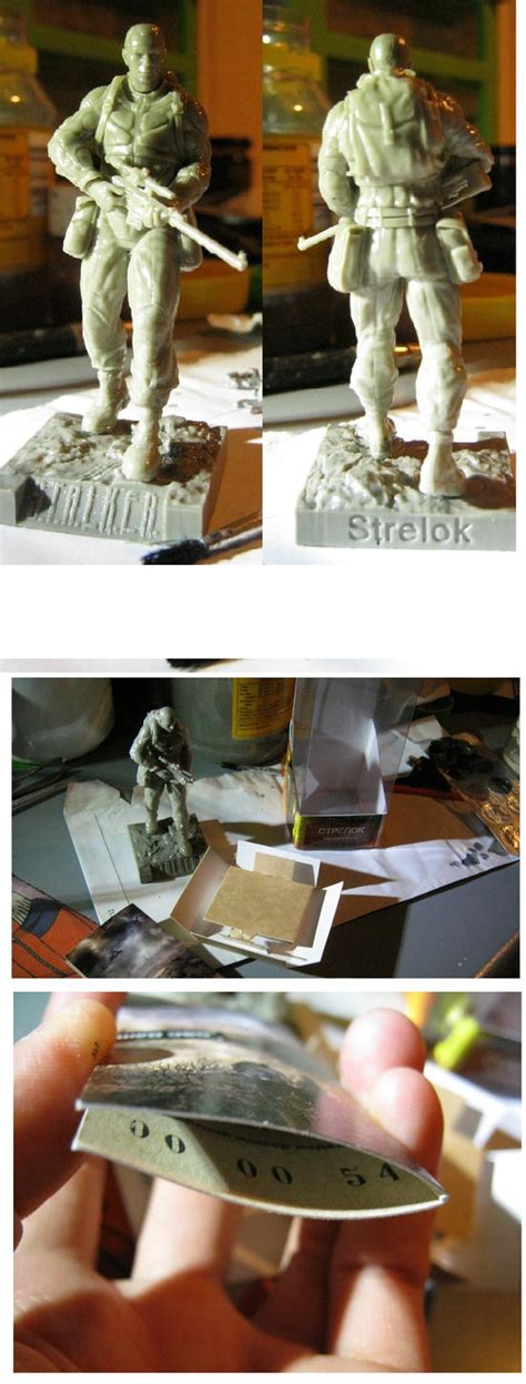 Strelok (STALKER miniature) painting progress 1 by greenzaku on DeviantArt