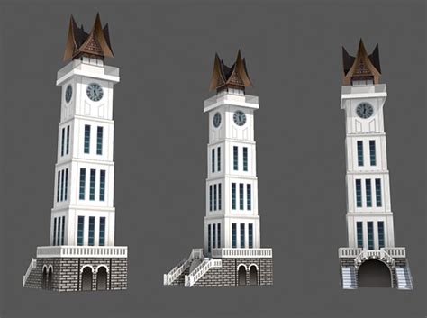 Jam Gadang Clock Tower Papercraft | Papercraft Paradise | PaperCrafts | Paper Models | Card Models