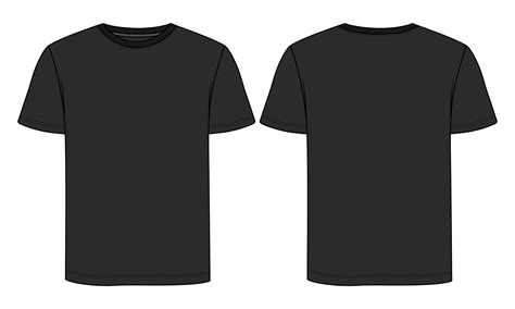 Black T Shirt Template Vector Art, Icons, and Graphics for Free Download