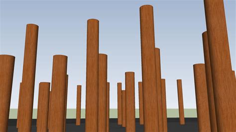 Woodhenge reconstruction. | 3D Warehouse