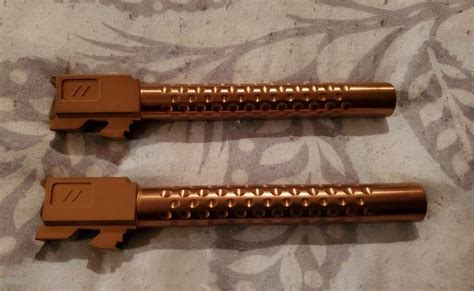 Zev Glock 34 barrels x 2 - Bronze and Dimpled and OEM Glock 17 barrel - AR15.COM