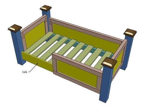 How to Build a DIY Toddler Bed Using Contruction Lumber - TheDIYPlan